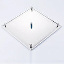 Modern chrome square rainfall shower head bathroom fixture