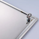Modern chrome square rainfall shower head bathroom fixture