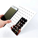 Modern chrome square rainfall shower head bathroom fixture