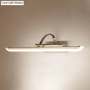 Modern chrome stainless steel bathroom led vanity light