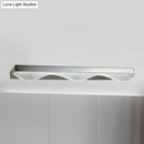 Modern chrome stainless steel led vanity light bathroom wall sconce