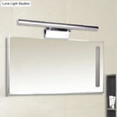 Modern chrome stainless steel light fixture bathroom wall sconce