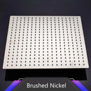Modern chrome stainless steel rainfall shower head bathroom fixture