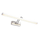 DecorBites™ Contemporary LED Wall Mounted Vanity Light Fixture - Stainless Steel Stick Design, White Lighting