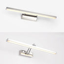 DecorBites™ Contemporary LED Wall Mounted Vanity Light Fixture - Stainless Steel Stick Design, White Lighting