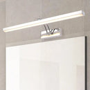 DecorBites™ Contemporary LED Wall Mounted Vanity Light Fixture - Stainless Steel Stick Design, White Lighting