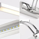 DecorBites™ Contemporary LED Wall Mounted Vanity Light Fixture - Stainless Steel Stick Design, White Lighting