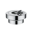 Modern chrome swimming pool fishbowl drain bathroom floor cover