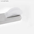 Modern chrome three light vanity mirror light bathroom warm color