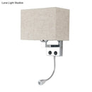 Modern chrome wall lamp with gooseneck reading light – bedroom