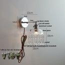 DecorBites™ Ceramic LED Wall Light Sconce, Pull Chain Switch, Modern Style