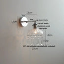 DecorBites™ Ceramic LED Wall Light Sconce, Pull Chain Switch, Modern Style
