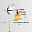 DecorBites™ Ceramic LED Wall Light Sconce, Pull Chain Switch, Modern Style