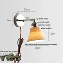 DecorBites™ Ceramic LED Wall Light Sconce, Pull Chain Switch, Modern Style