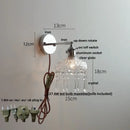 DecorBites™ Ceramic LED Wall Light Sconce, Pull Chain Switch, Modern Style