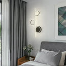 Modern circle straight bar wall lamp for bedroom and living room