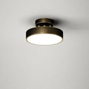 Modern circular brass led ceiling chandelier for living room