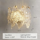 Modern circular glass petal led chandelier for dining room