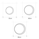 Modern circular led wall lamp garden outdoor space light