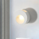 Modern circular white wall sconce lamp living room led light