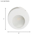 Modern circular white wall sconce lamp living room led light