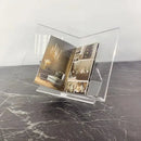 Acrylic Geometric Magazine Rack