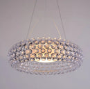 Modern clear bubble caboche led chandelier for living room