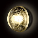 Modern clear bubble crystal wall light warm & white living room