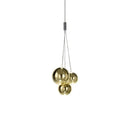 Modern clear bubble glass pendant lights for kitchen island