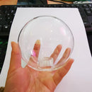 Modern clear & frosted glass ball pendant light dining room replacement