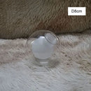 Modern clear & frosted glass shade cover replacement living room