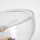 Modern clear glass aella table lamp for bedroom office decor