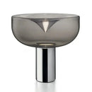 Modern clear glass aella table lamp for bedroom office decor