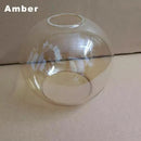 Modern clear glass ball lampshade for living room pendant lights
