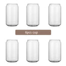 Modern clear glass cup with bamboo lid kitchen drinking mug