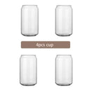 Modern clear glass cup with bamboo lid kitchen drinking mug