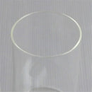 Modern clear glass cylinder lamp shade for bathroom vanity light