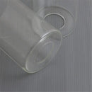 Modern clear glass cylinder lamp shade for bathroom vanity light