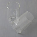 Modern clear glass cylinder lamp shade for bathroom vanity light