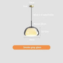Modern clear glass jelly pendant lamp for living room dining room