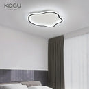 Modern cloud black led ceiling light bedroom fixture