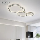 Modern cloud black led ceiling light bedroom fixture