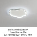 Modern cloud black led ceiling light bedroom fixture