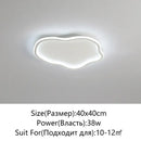 Modern cloud black led ceiling light bedroom fixture