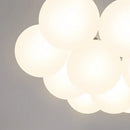 Modern cloud frosted bubble glass ball pendant light for living room