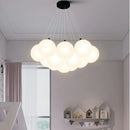 Modern cloud frosted bubble glass ball pendant light for living room