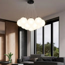Modern cloud frosted glass ball led pendant light for living room