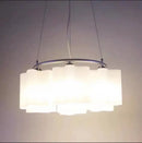 Modern cloud glass led ceiling light for bedroom white & black