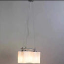 Modern cloud glass led ceiling light for bedroom white & black