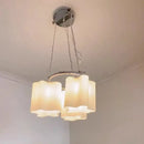 Modern cloud glass led ceiling light for bedroom white & black